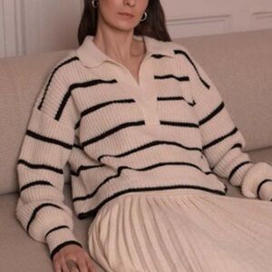 Miou Muse Striped Sweater | Size M